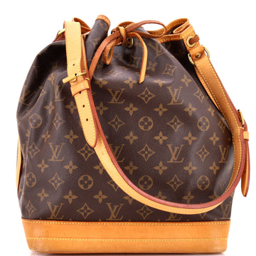 Louis Vuitton Noe Handbag Canvas Large