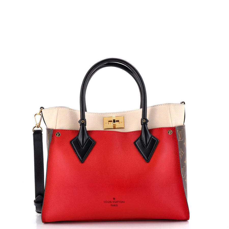 Louis Vuitton On My Side Tote Leather