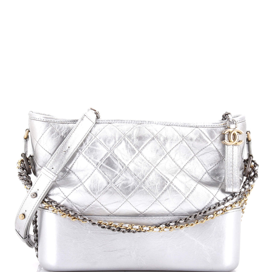 Chanel Gabrielle Hobo Quilted Aged
