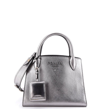 Prada Monochrome Tote Saffiano With City