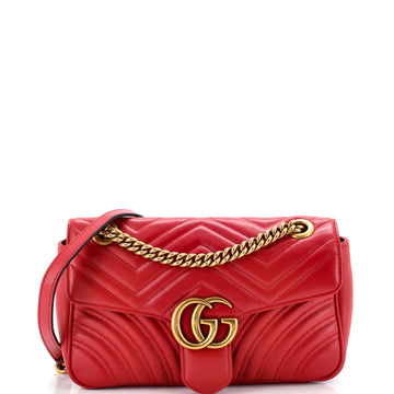 Gucci Gg Marmont Flap Bag Matelasse