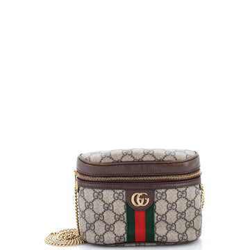 Gucci Ophidia Chain Belt Bag Gg Coated