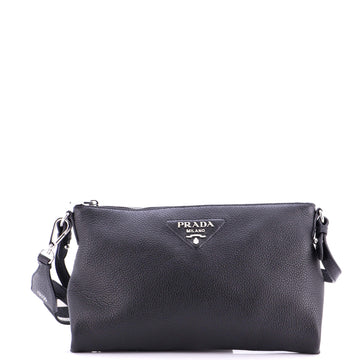 Prada Dual Strap Flat Crossbody Bag