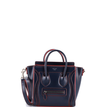 Celine Luggage Bag Smooth Leather Nano