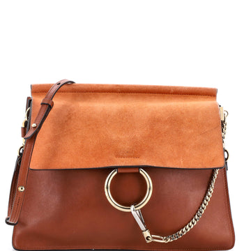 Chloe Faye Shoulder Bag Leather And