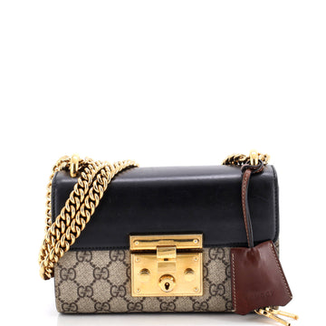 Gucci Padlock Shoulder Bag Gg Coated