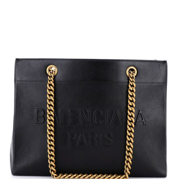 Balenciaga Duty Free Chain Tote Leather