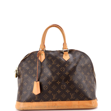 Louis Vuitton Alma Handbag Canvas Gm