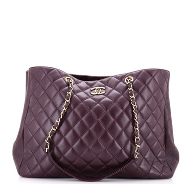 Chanel Classic Cc Shopping Tote Quilted