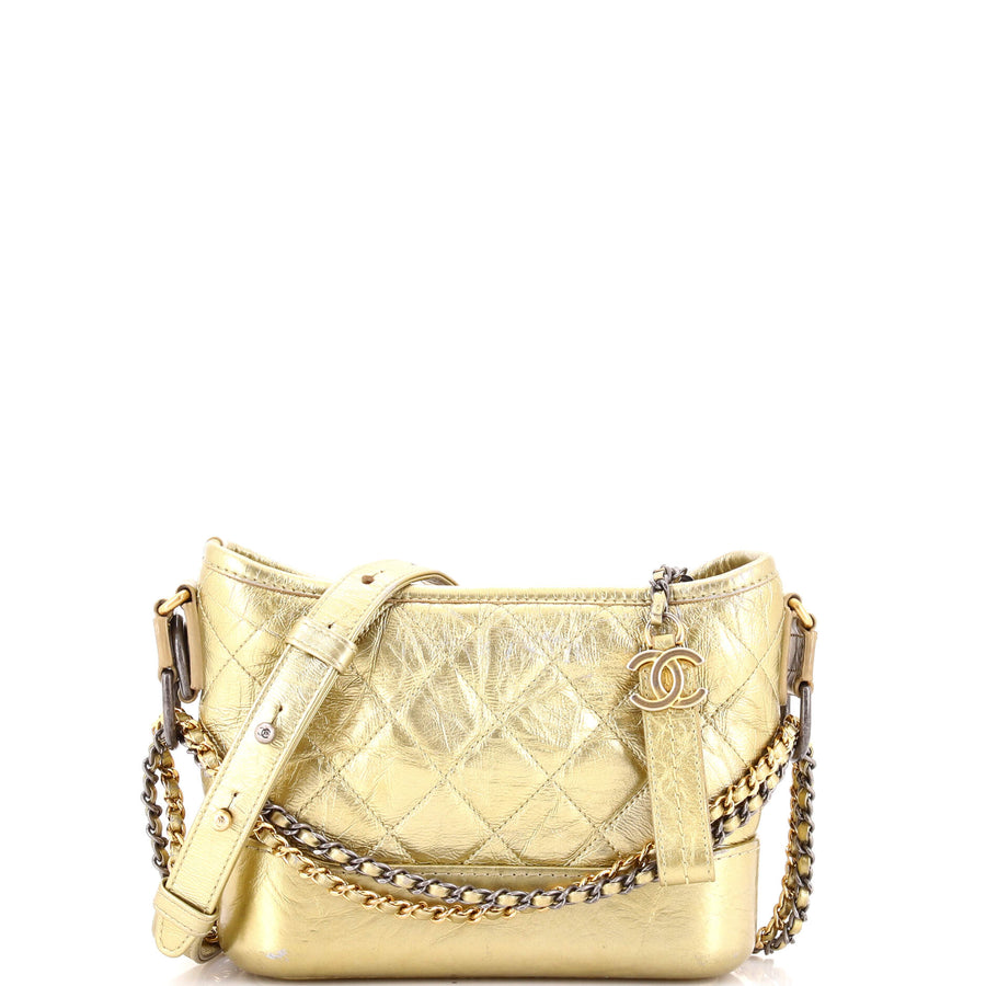 Chanel Gabrielle Hobo Quilted Aged