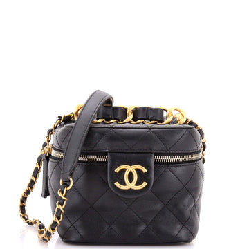 Chanel Chain Bar Vanity Case With