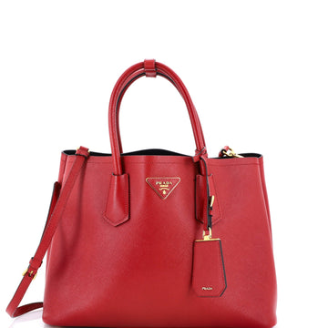 Prada Cuir Double Tote Saffiano Leather