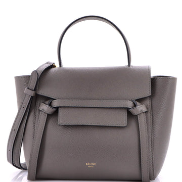 Celine Belt Bag Textured Leather Nano