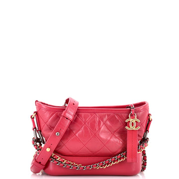 Chanel Gabrielle Hobo Quilted Aged