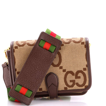 Gucci Buckle Messenger Bag Jumbo Gg