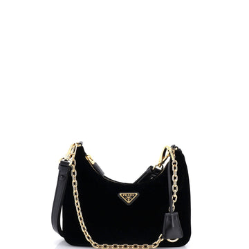 Prada Re-Edition Shoulder Bag Velvet