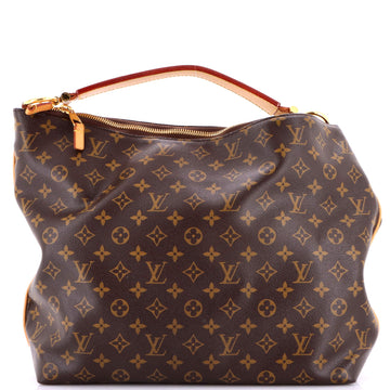 Louis Vuitton Sully Handbag Canvas Mm