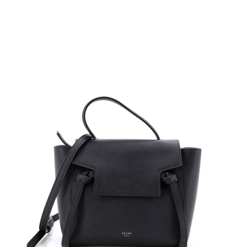Celine Belt Bag Textured Leather Nano