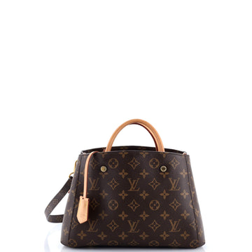 Louis Vuitton Montaigne Handbag Canvas