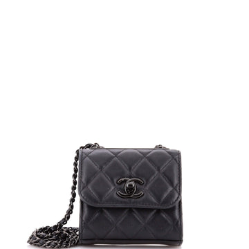 Chanel So Black Trendy Cc Clutch With