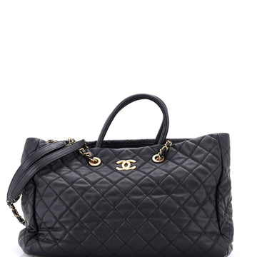 Chanel Coco Handle Shopping Tote Quilted