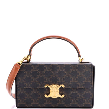 Celine Triomphe Box Top Handle Bag