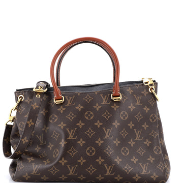 Louis Vuitton Pallas Tote Canvas With