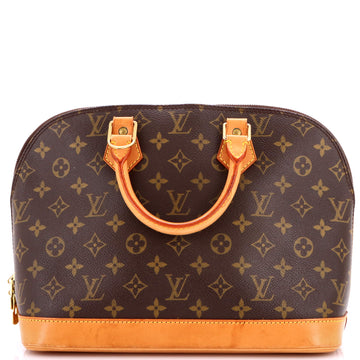 Louis Vuitton Alma Handbag Canvas Pm