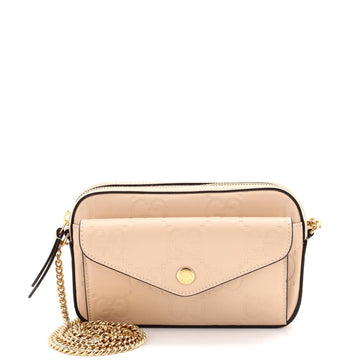 Gucci Front Pocket Chain Shoulder Bag