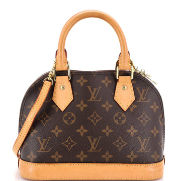 Louis Vuitton Alma Handbag Canvas Bb