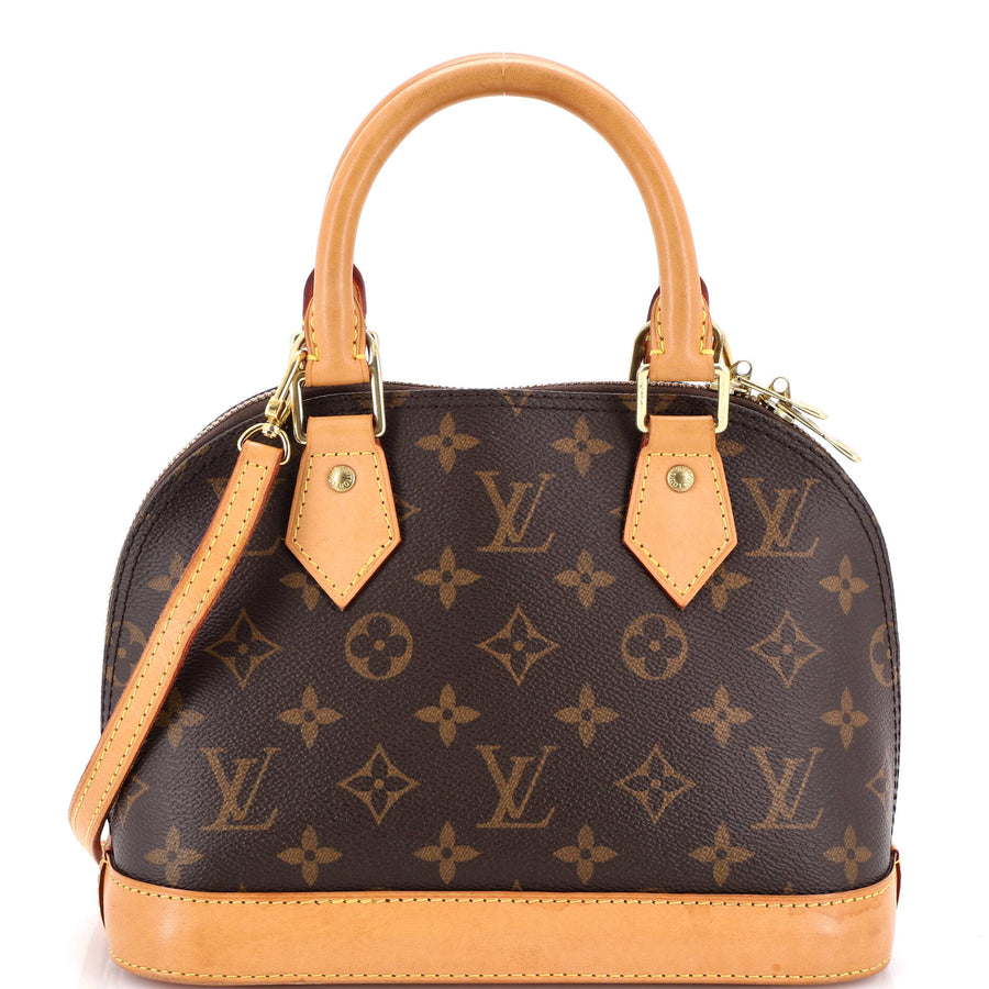 Louis Vuitton Alma Handbag Canvas Bb