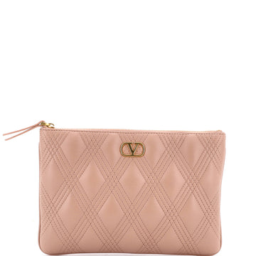 Valentino Garavani Quiltie 67 Zip Pouch