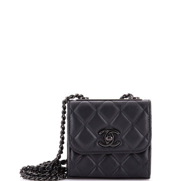 Chanel So Black Trendy Cc Clutch With