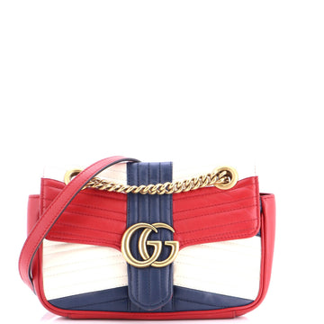 Gucci Gg Marmont Flap Bag Matelasse