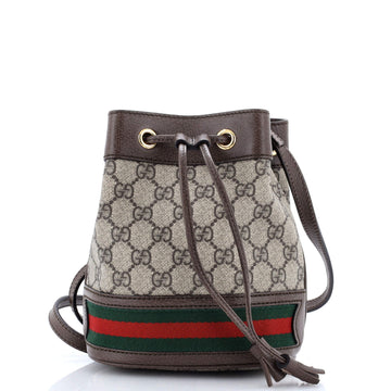 Gucci Ophidia Bucket Bag Gg Coated