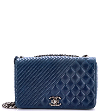 Chanel Coco Boy Flap Bag Quilted Aged
