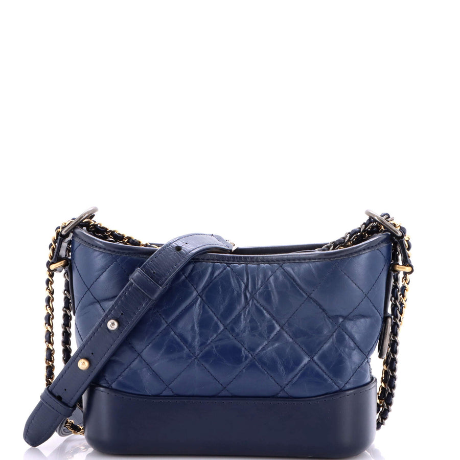 Chanel Gabrielle Hobo Quilted Aged