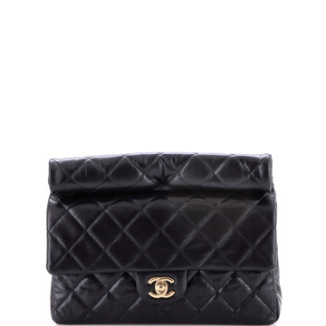 Chanel Classic Roll Clutch Quilted