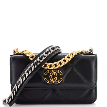 Chanel 19 Flap Phone Holder With Chain