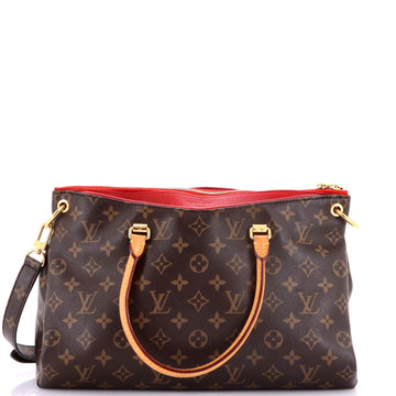 Louis Vuitton Pallas Tote Canvas With