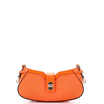Gucci Moon Side Shoulder Bag Gg Canvas