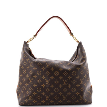 Louis Vuitton Sully Handbag Canvas Mm