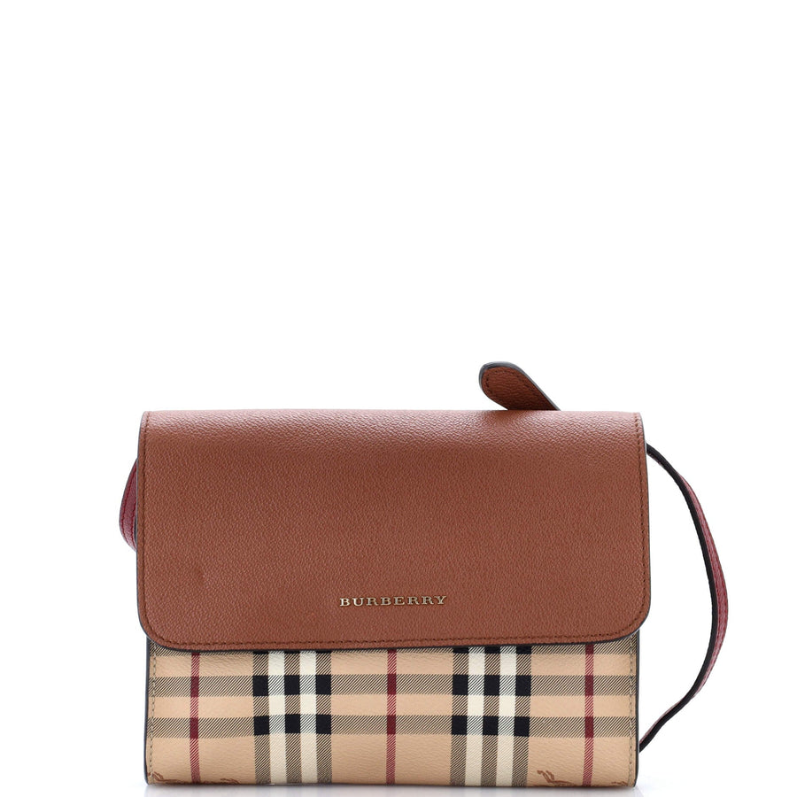Burberry Loxley Crossbody Bag Haymarket