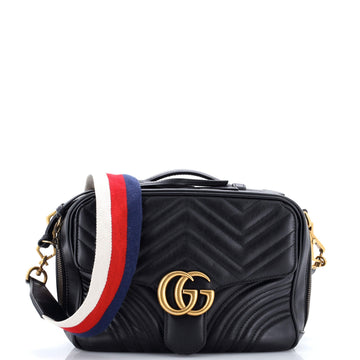 Gucci Gg Marmont Zip Around Camera Bag