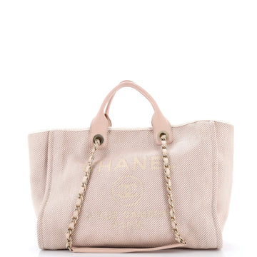 Chanel Deauville Tote Mixed Fibers
