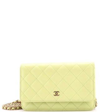Chanel Wallet On Chain Quilted Lambskin