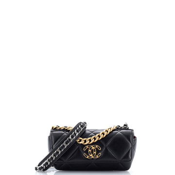Chanel 19 Glasses Case With Chain
