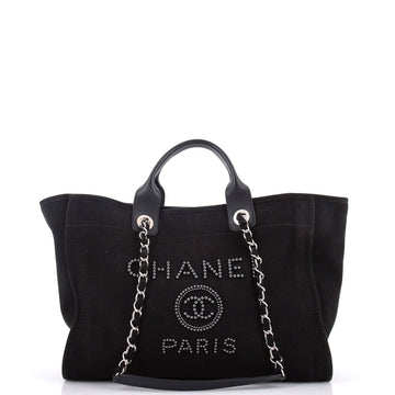 Chanel Deauville Tote Pearl Embellished