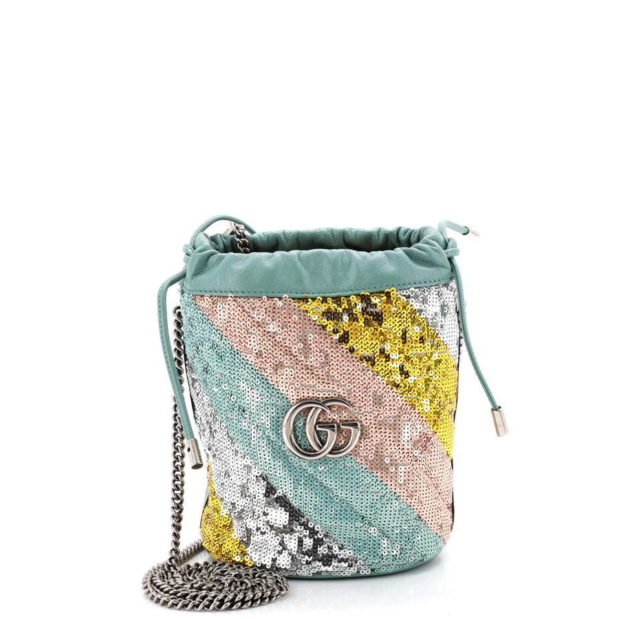 Gucci Gg Marmont Bucket Bag Diagonal
