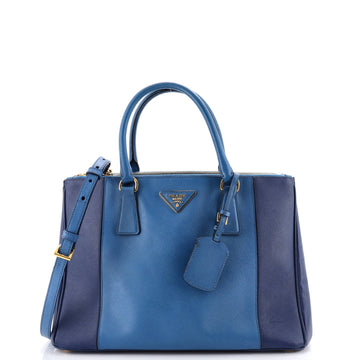 Prada Bicolor Double Zip Lux Tote